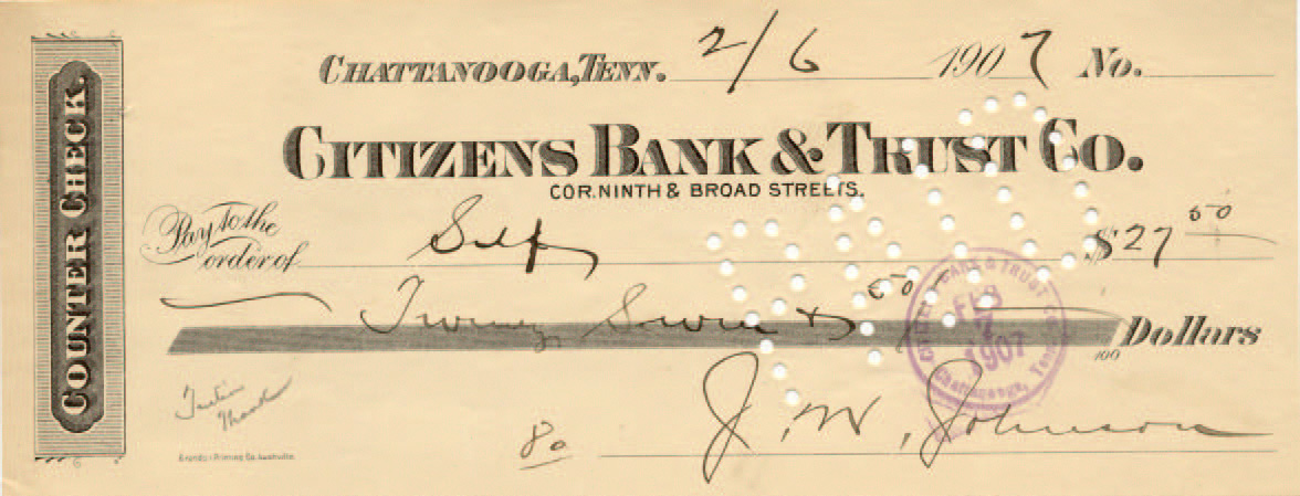 Citizens Bank & Trust Co 2-6-1907